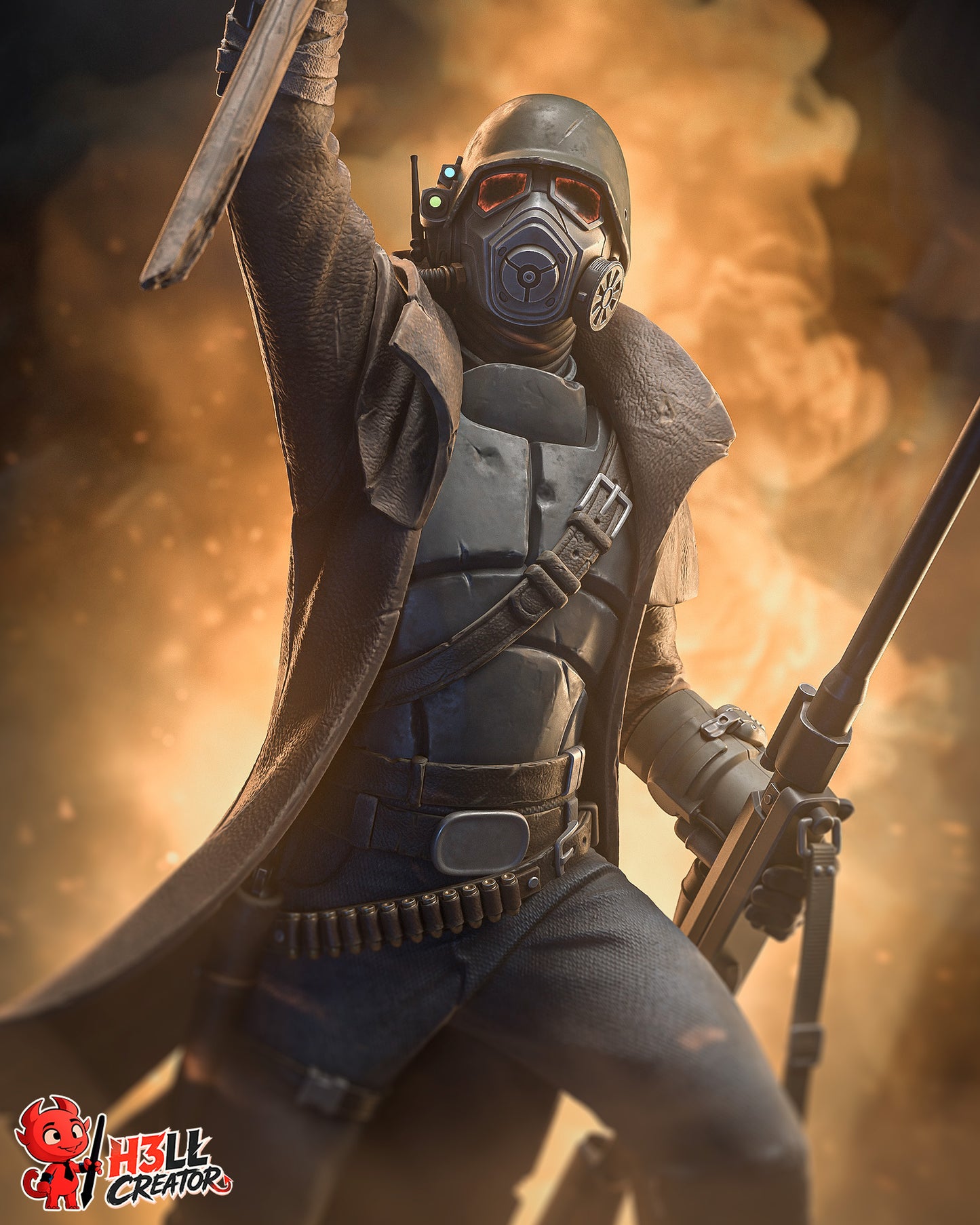 NCR Ranger by h3ll creator | High Quality Resin Print | Painted Commissions available!