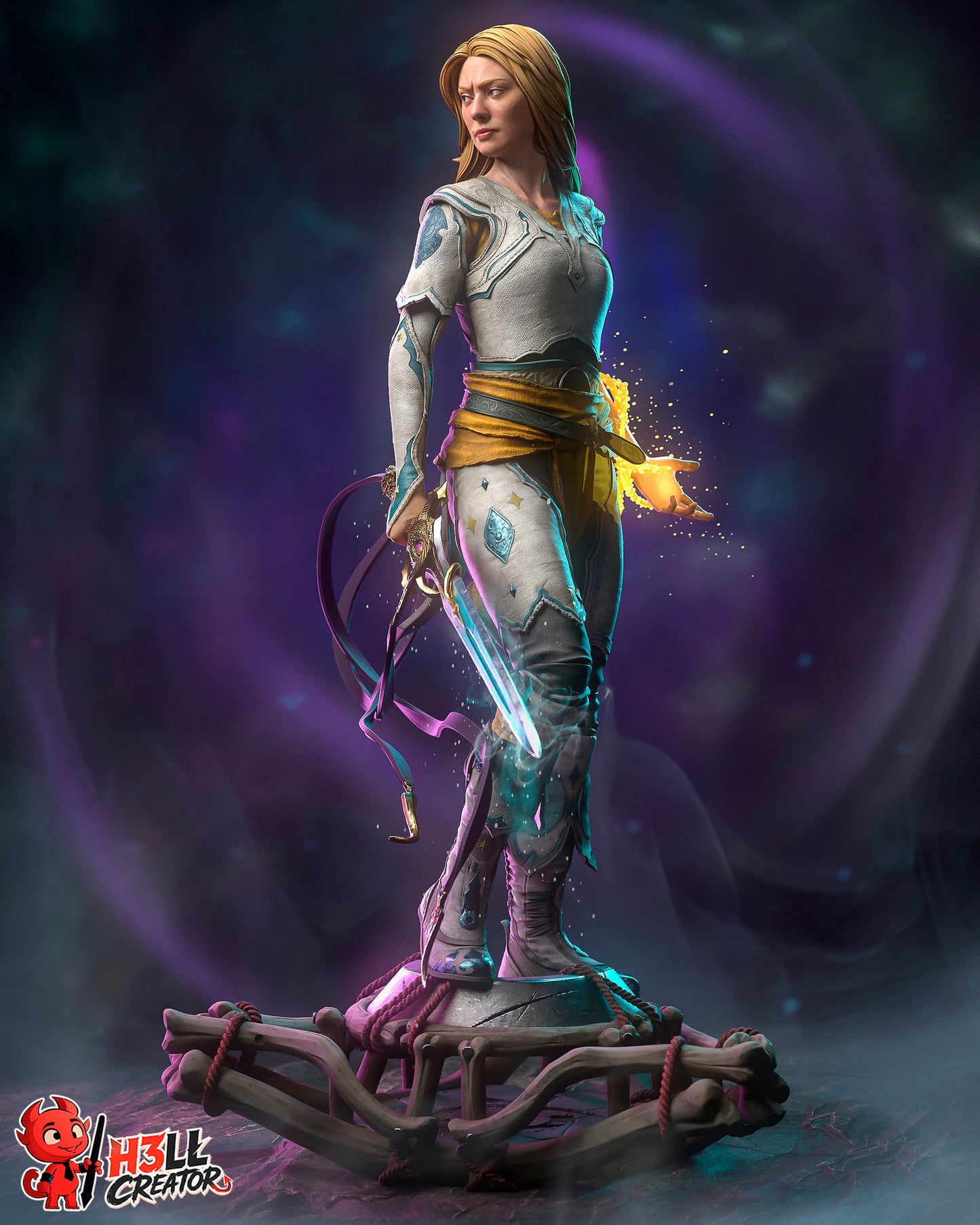 Faye by h3ll creator | High Quality Resin Print | Painted Commissions available!