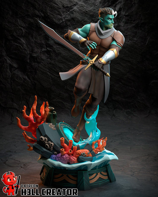 Fjord from The Mighy Nein by h3ll creator | High Quality Resin Print | Painted Commissions available!