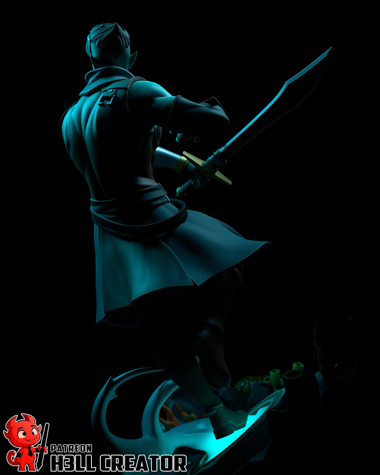 Fjord from The Mighy Nein by h3ll creator | High Quality Resin Print | Painted Commissions available! - Sephiknot