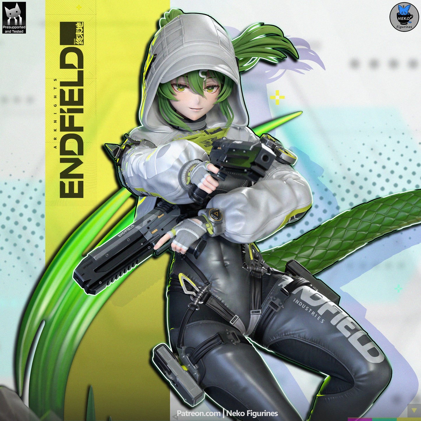 Flourite from Arknights: Endfield by Neko Figurines | High Quality Resin Print | Painted Commissions available! - Sephiknot