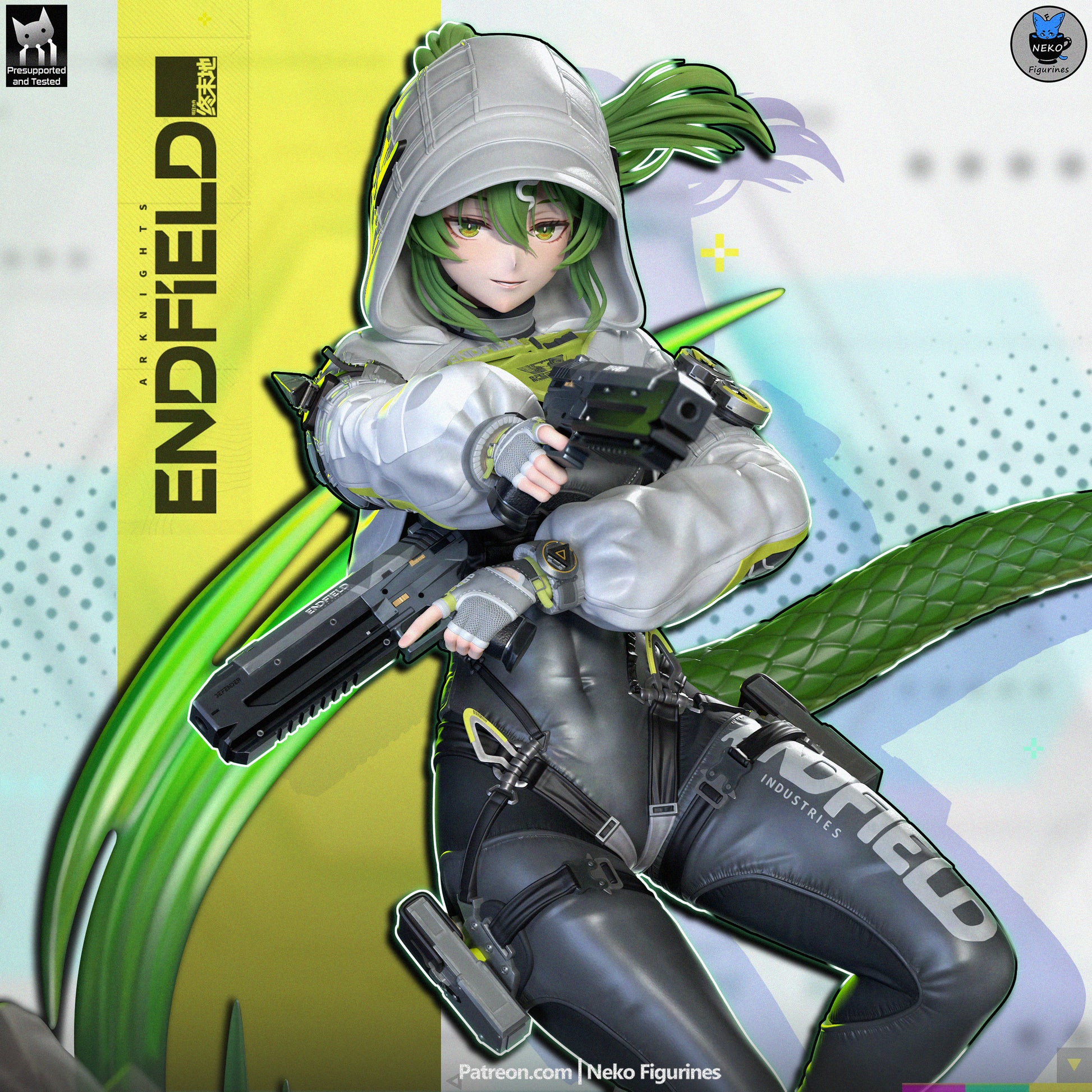 Flourite from Arknights: Endfield by Neko Figurines | High Quality Resin Print | Painted Commissions available! - Sephiknot