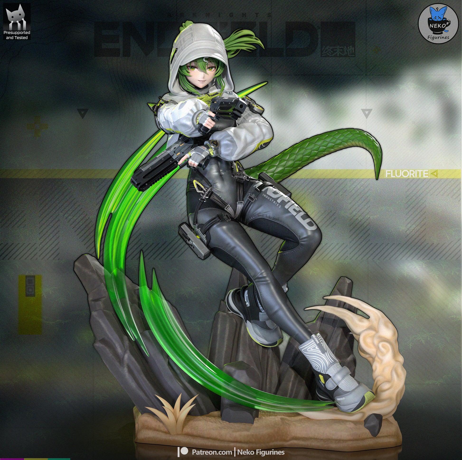 Flourite from Arknights: Endfield by Neko Figurines | High Quality Resin Print | Painted Commissions available! - Sephiknot