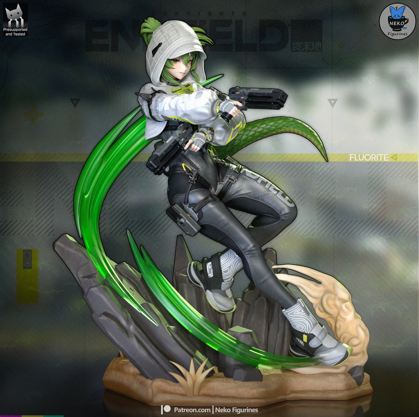 Flourite from Arknights: Endfield by Neko Figurines | High Quality Resin Print | Painted Commissions available! - Sephiknot