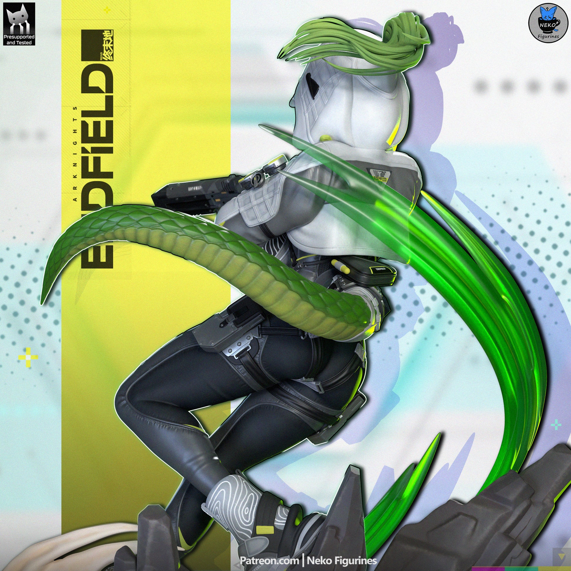 Flourite from Arknights: Endfield by Neko Figurines | High Quality Resin Print | Painted Commissions available! - Sephiknot