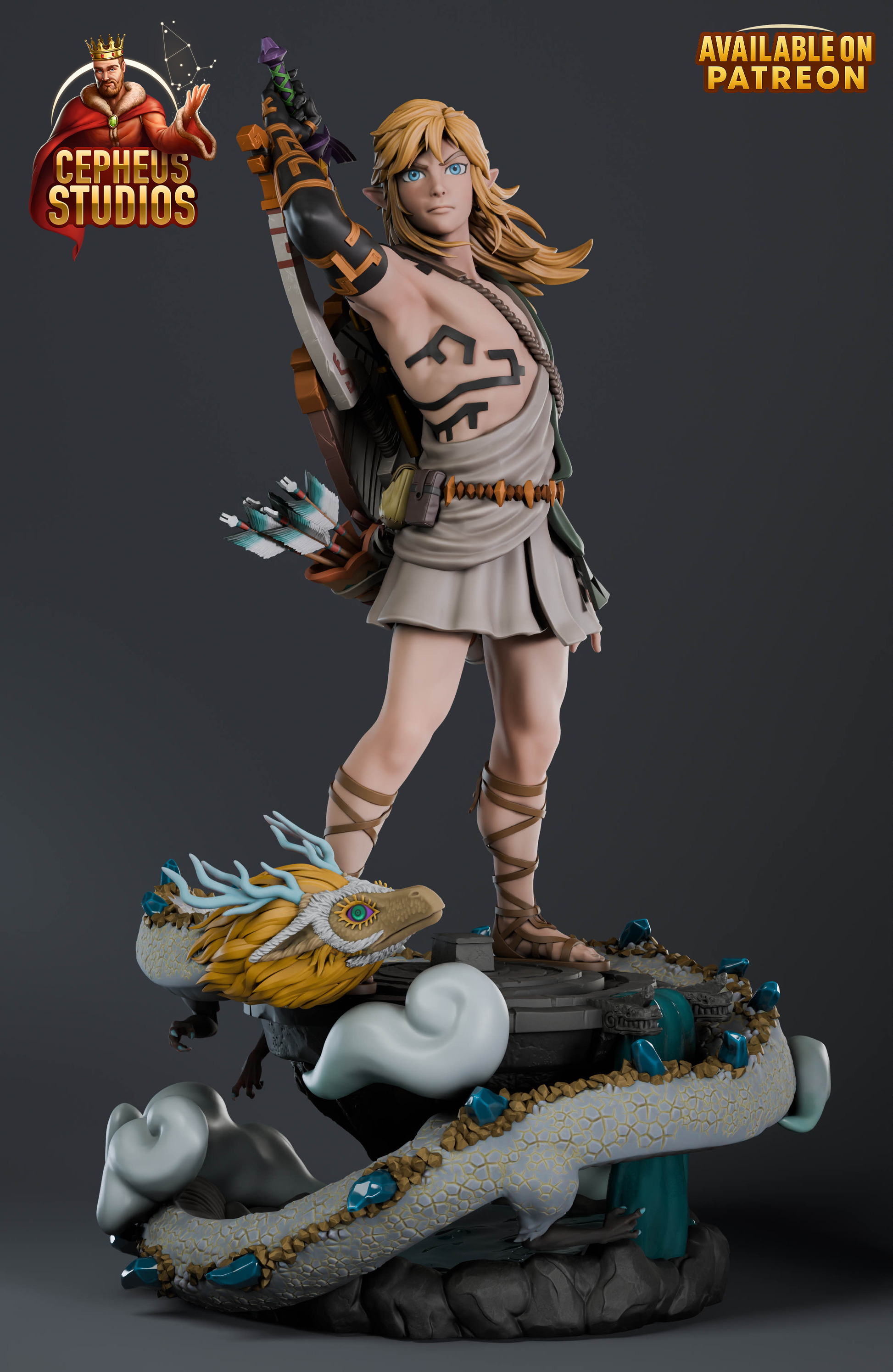 Link from Breath of the Wild fan-Made Model by Cepheus Studio - Sephiknot