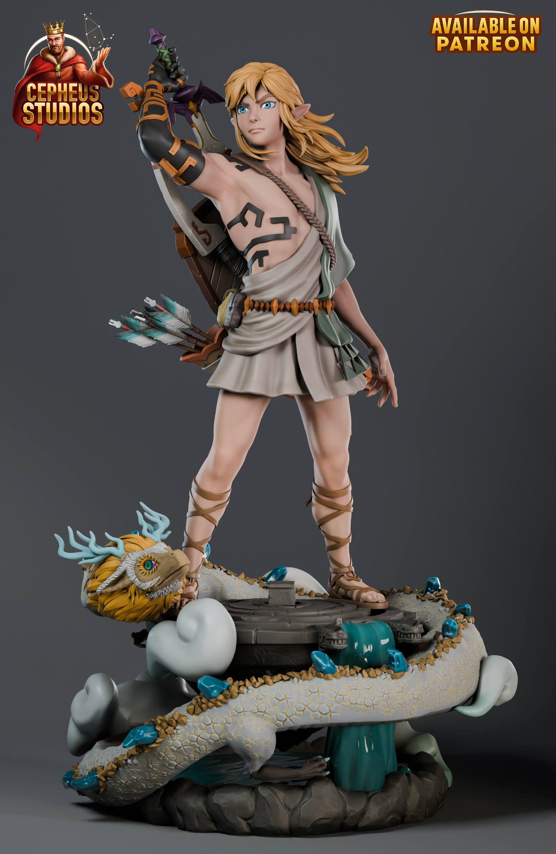 Link from Breath of the Wild fan-Made Model by Cepheus Studio - Sephiknot