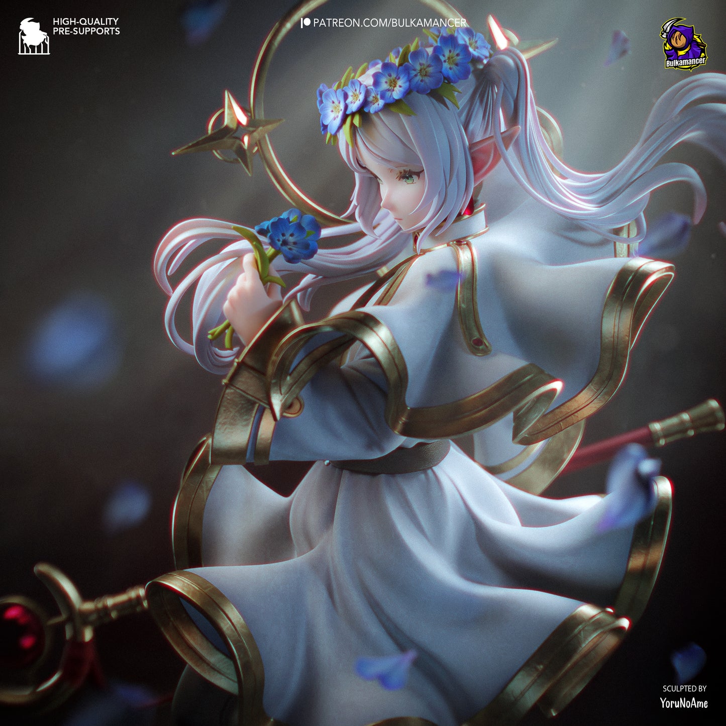 Frieren by Bulkamancer | High Quality Resin Print | Painted Commissions available!