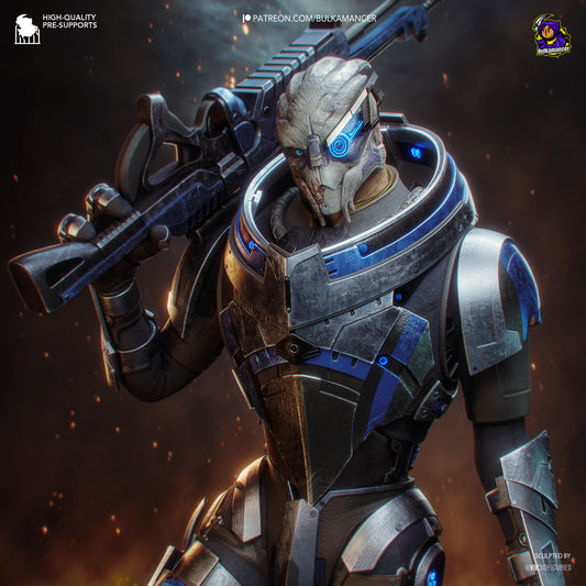 Garrus from Mass Effect by Bulkamancer | High Quality Resin Print | Painted Commissions available!