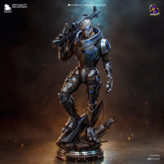 Garrus from Mass Effect by Bulkamancer | High Quality Resin Print | Painted Commissions available!