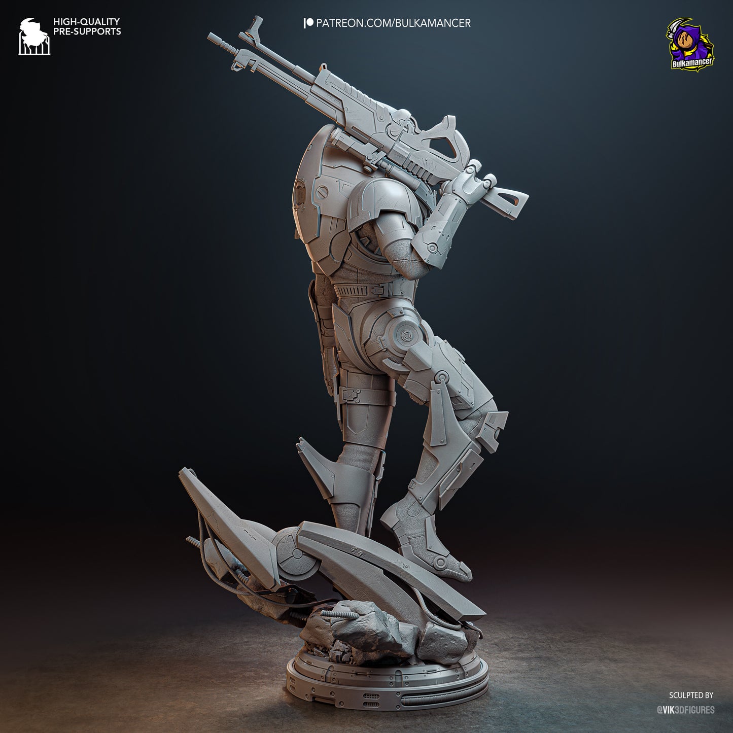 Garrus from Mass Effect by Bulkamancer | High Quality Resin Print | Painted Commissions available! - Sephiknot