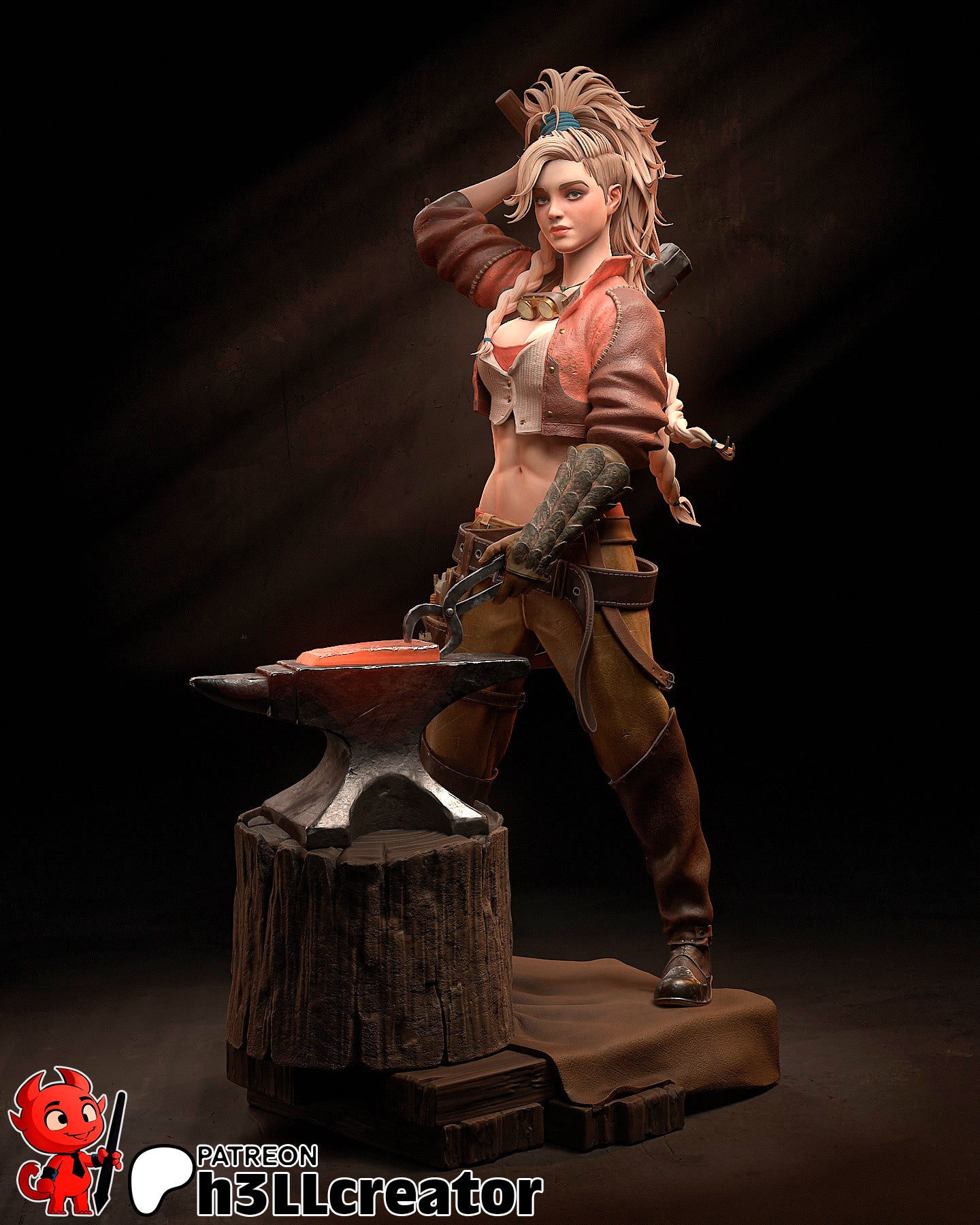 Gemma Garage Kit | Fanmade Model by h3llCreator | Monster Hunter | 3D Printed - Sephiknot
