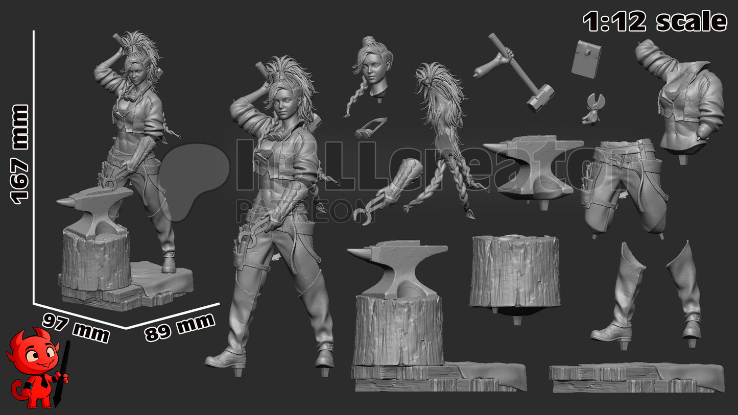 Gemma Garage Kit | Fanmade Model by h3llCreator | Monster Hunter | 3D Printed - Sephiknot