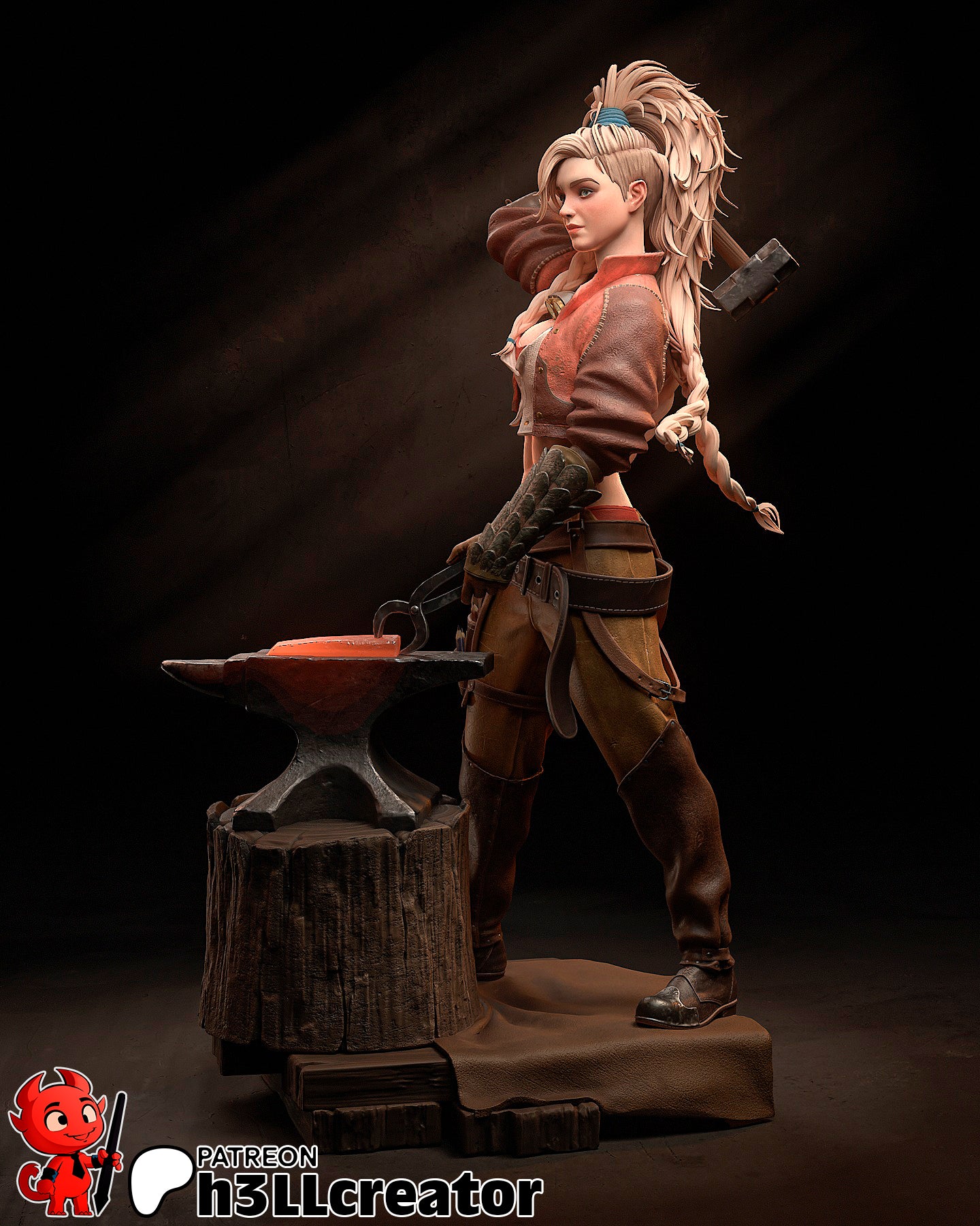 Gemma Garage Kit | Fanmade Model by h3llCreator | Monster Hunter | 3D Printed - Sephiknot
