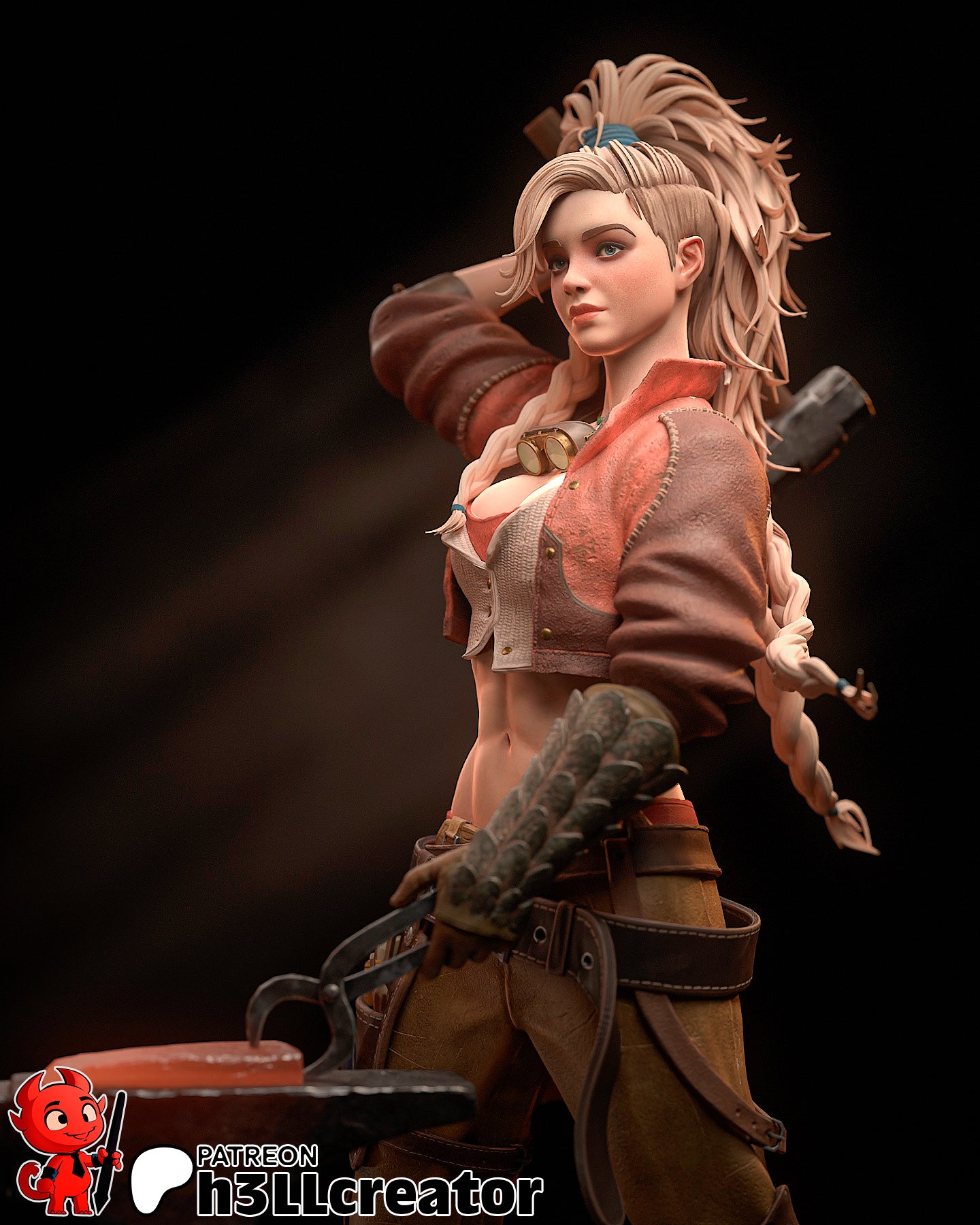 Gemma Garage Kit | Fanmade Model by h3llCreator | Monster Hunter | 3D Printed - Sephiknot