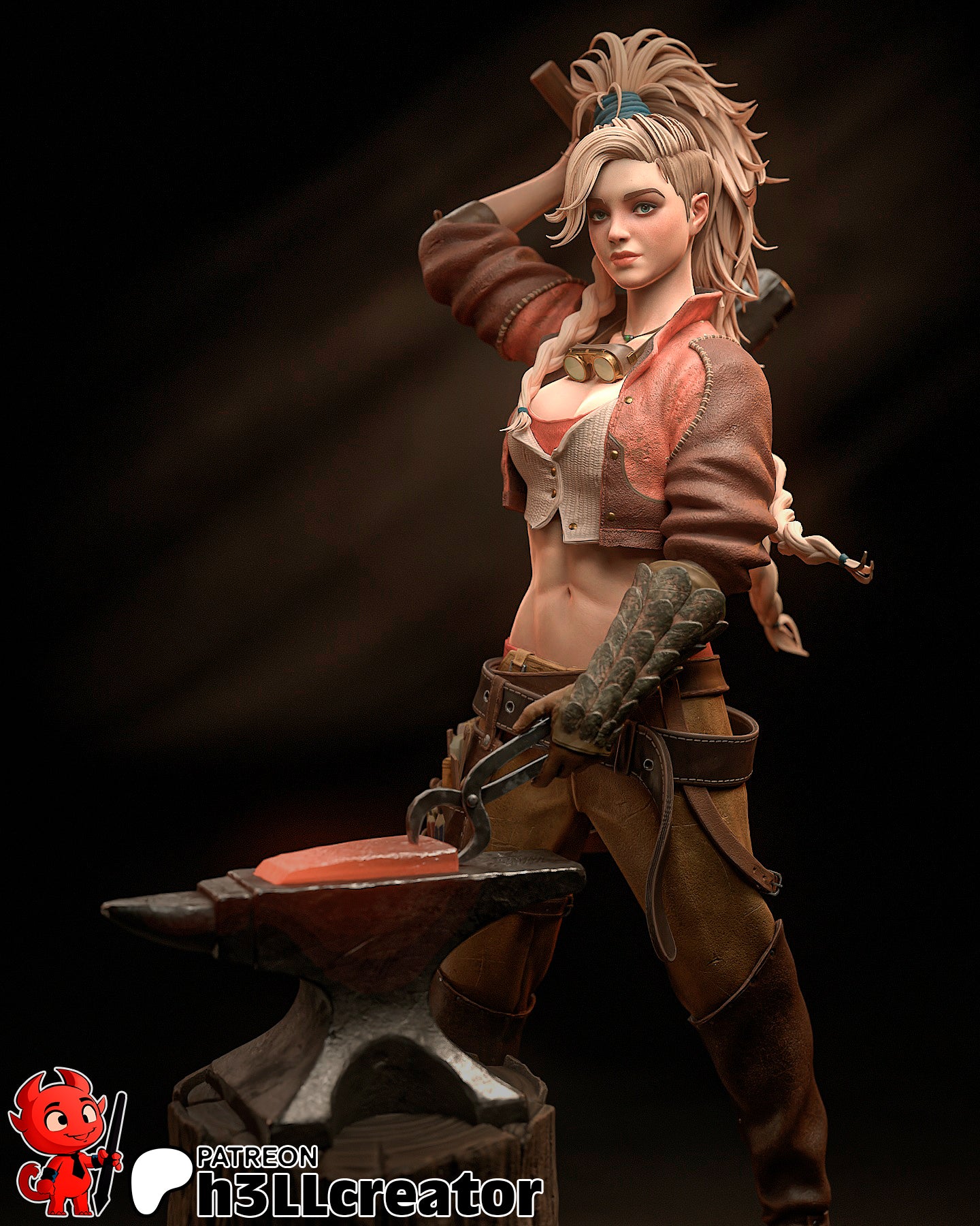 Gemma Garage Kit | Fanmade Model by h3llCreator | Monster Hunter | 3D Printed - Sephiknot