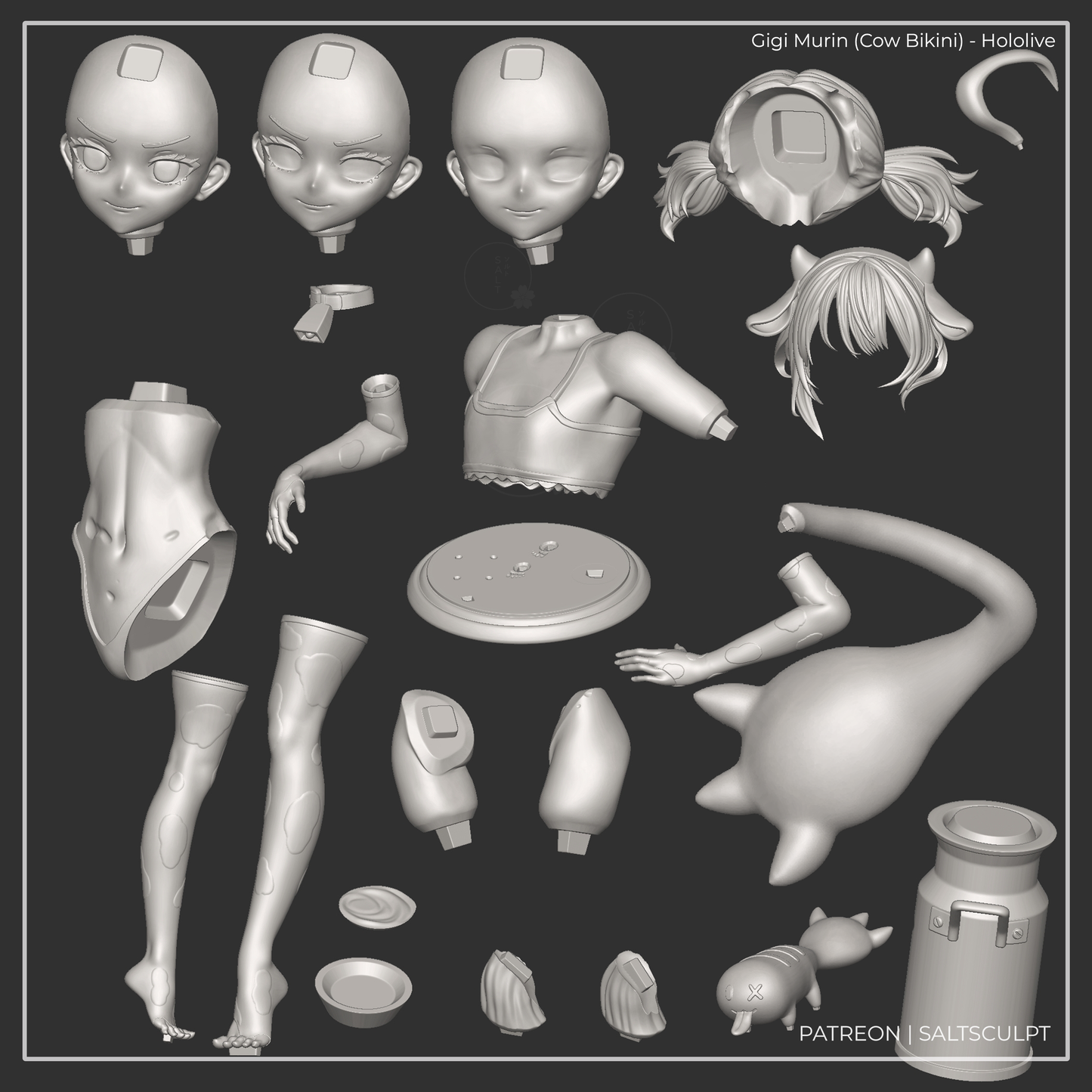 Gigi Murin by SaltSculpts | High Quality Resin Print | Painted Commissions available! - Sephiknot