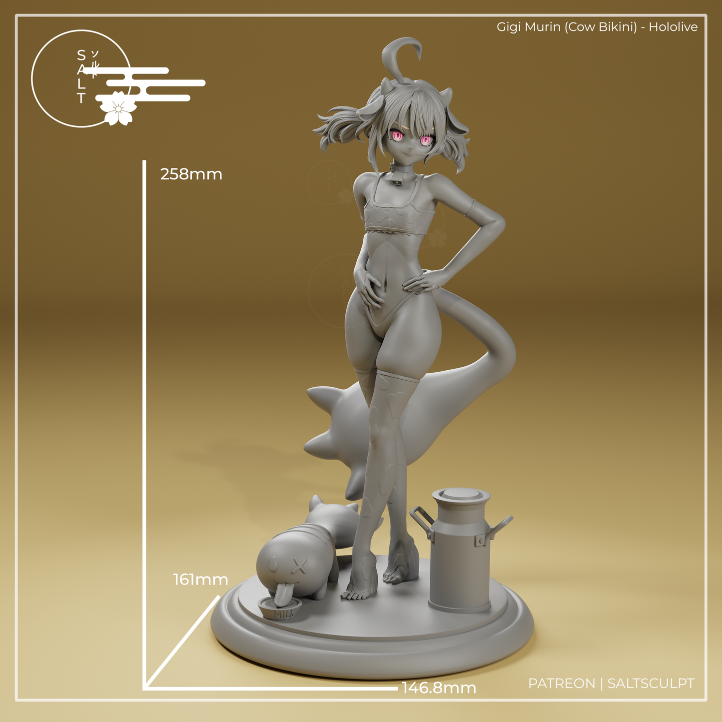 Gigi Murin by SaltSculpts | High Quality Resin Print | Painted Commissions available! - Sephiknot