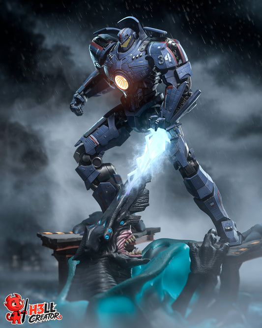Gypsy Danger by h3ll creator | High Quality Resin Print | Painted Commissions available!