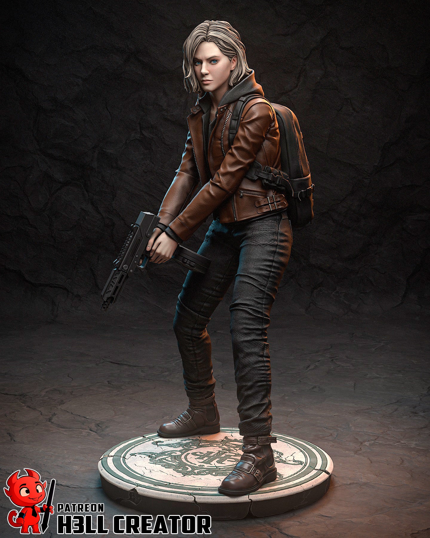 Grace Ashcroft from Resident Evil by h3ll creator | High Quality Resin Print | Painted Commissions available! - Sephiknot