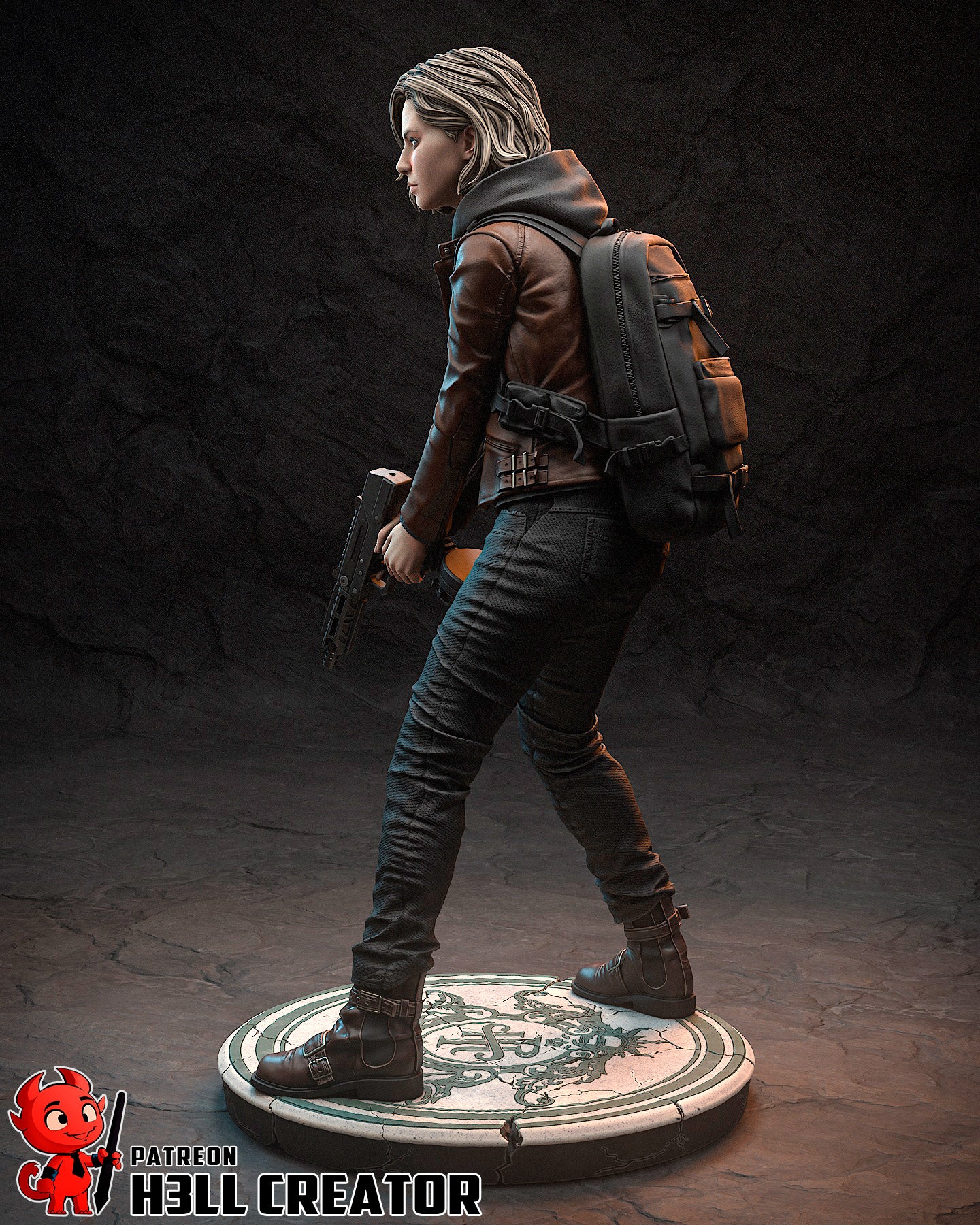 Grace Ashcroft from Resident Evil by h3ll creator | High Quality Resin Print | Painted Commissions available! - Sephiknot
