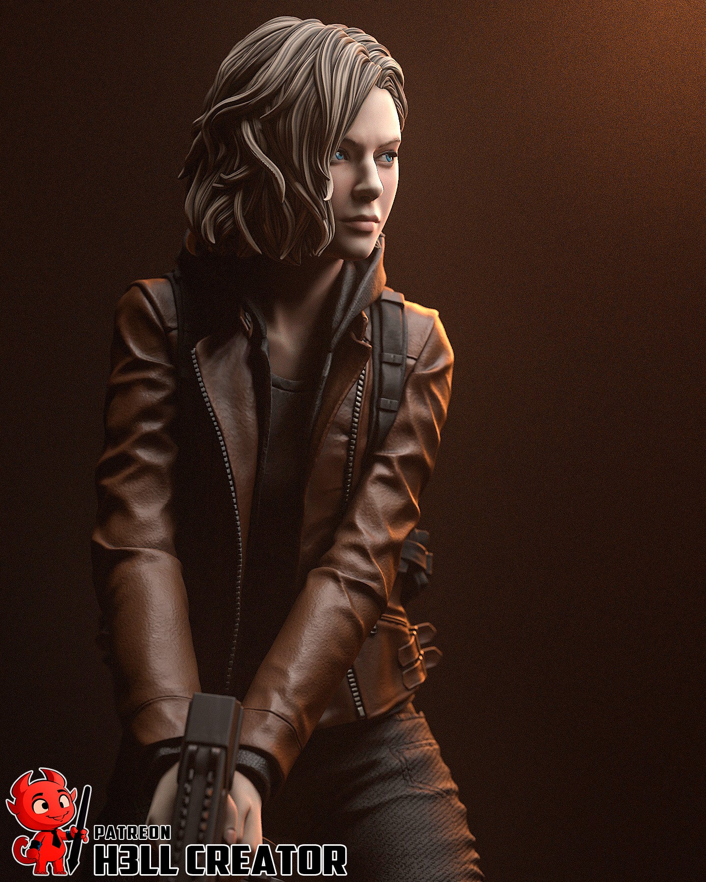 Grace Ashcroft from Resident Evil by h3ll creator | High Quality Resin Print | Painted Commissions available! - Sephiknot