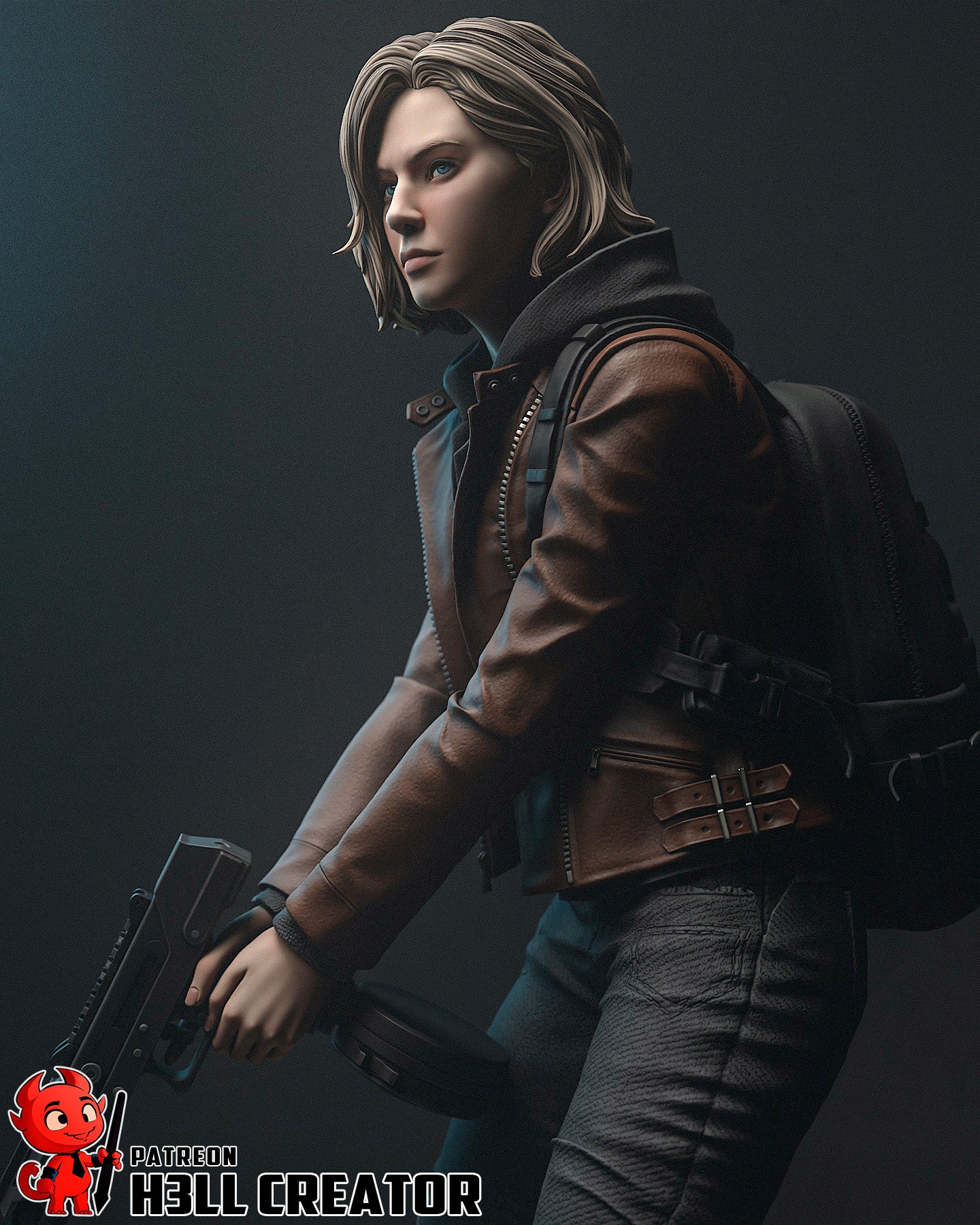 Grace Ashcroft from Resident Evil by h3ll creator | High Quality Resin Print | Painted Commissions available! - Sephiknot