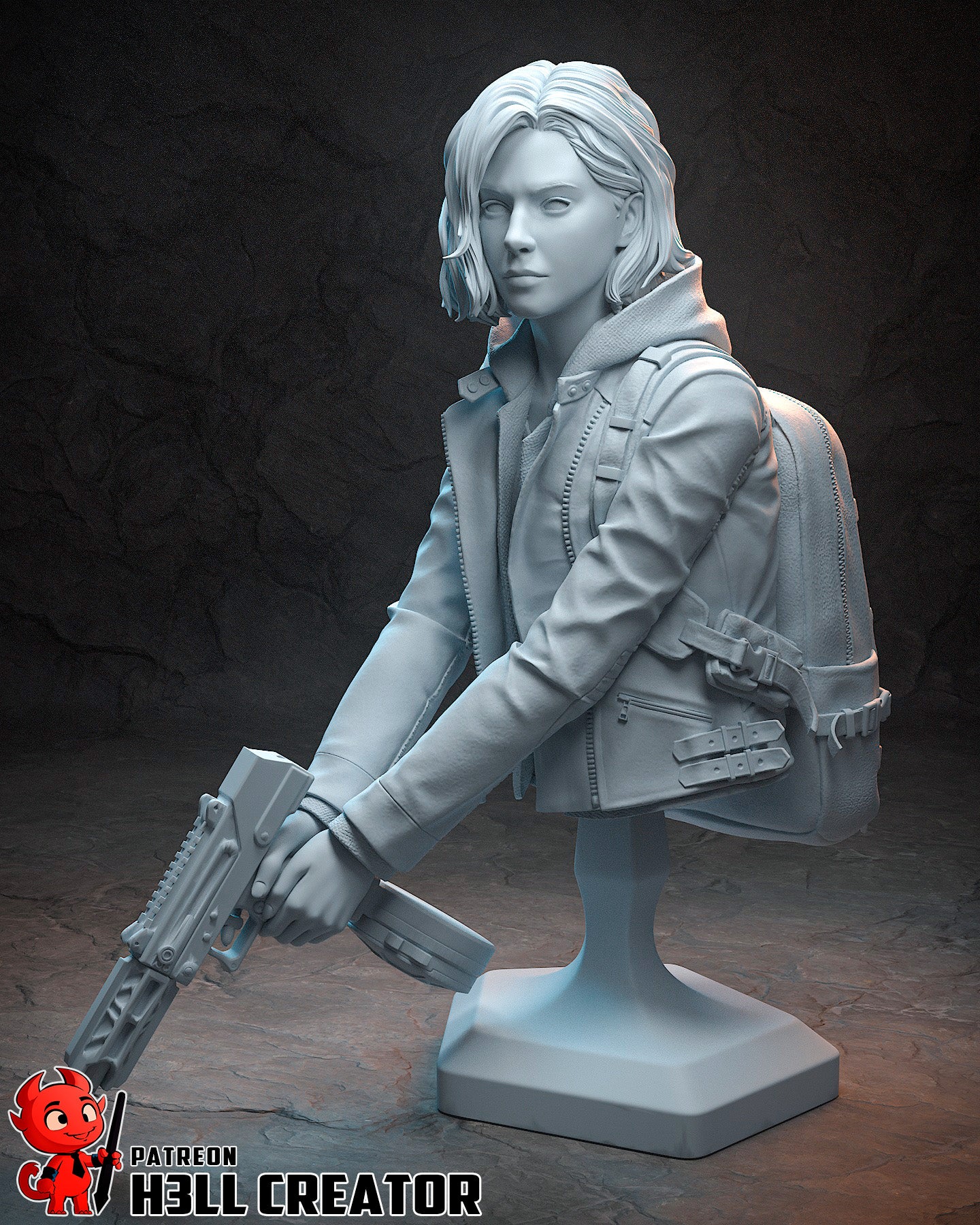 Grace Ashcroft from Resident Evil by h3ll creator | High Quality Resin Print | Painted Commissions available! - Sephiknot