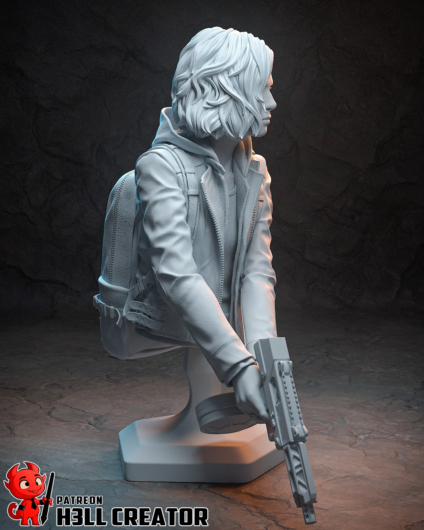 Grace Ashcroft from Resident Evil by h3ll creator | High Quality Resin Print | Painted Commissions available! - Sephiknot