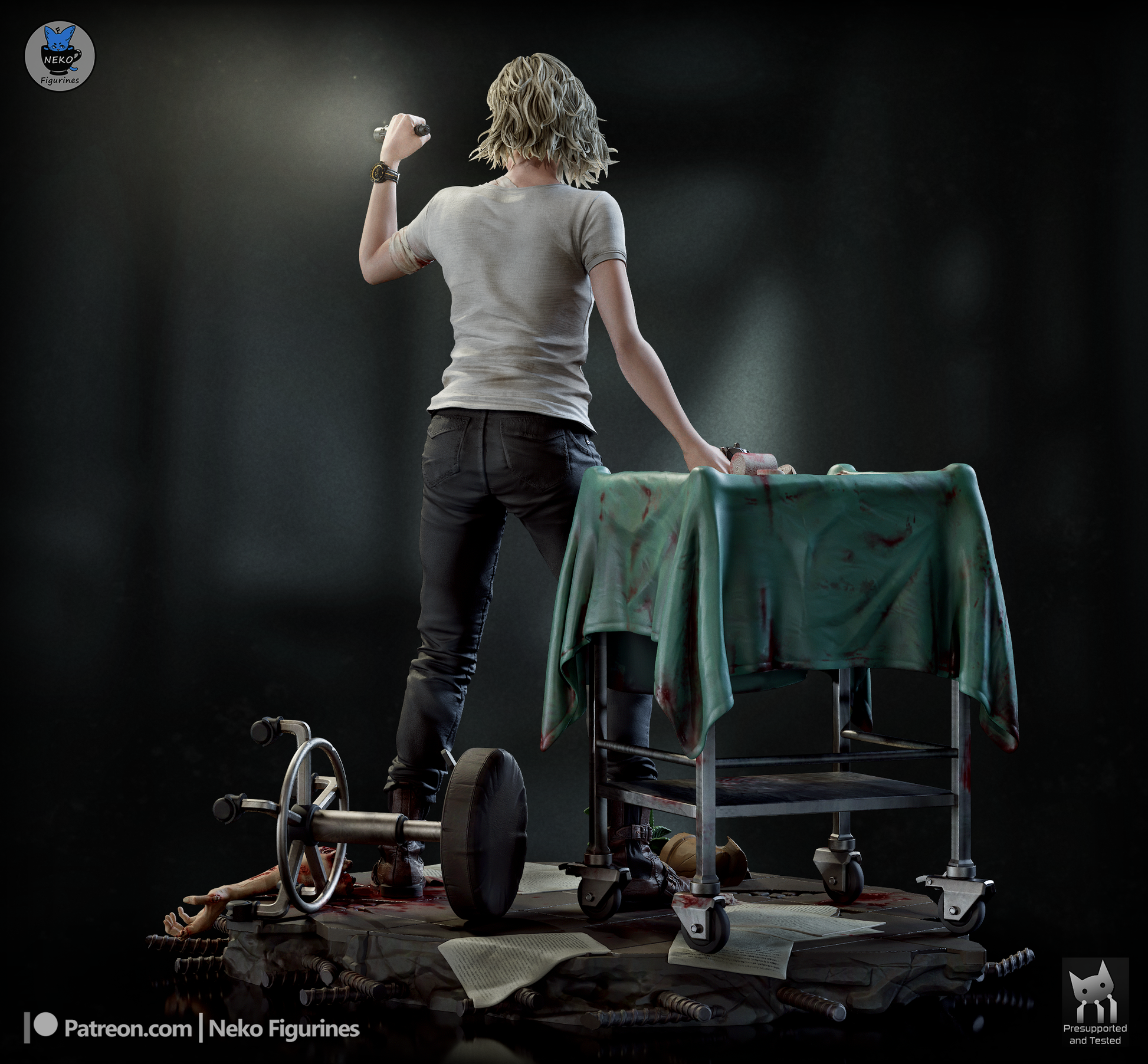 Grace from Resident Evil by Neko Figurines | High Quality Resin Print | Painted Commissions available! - Sephiknot