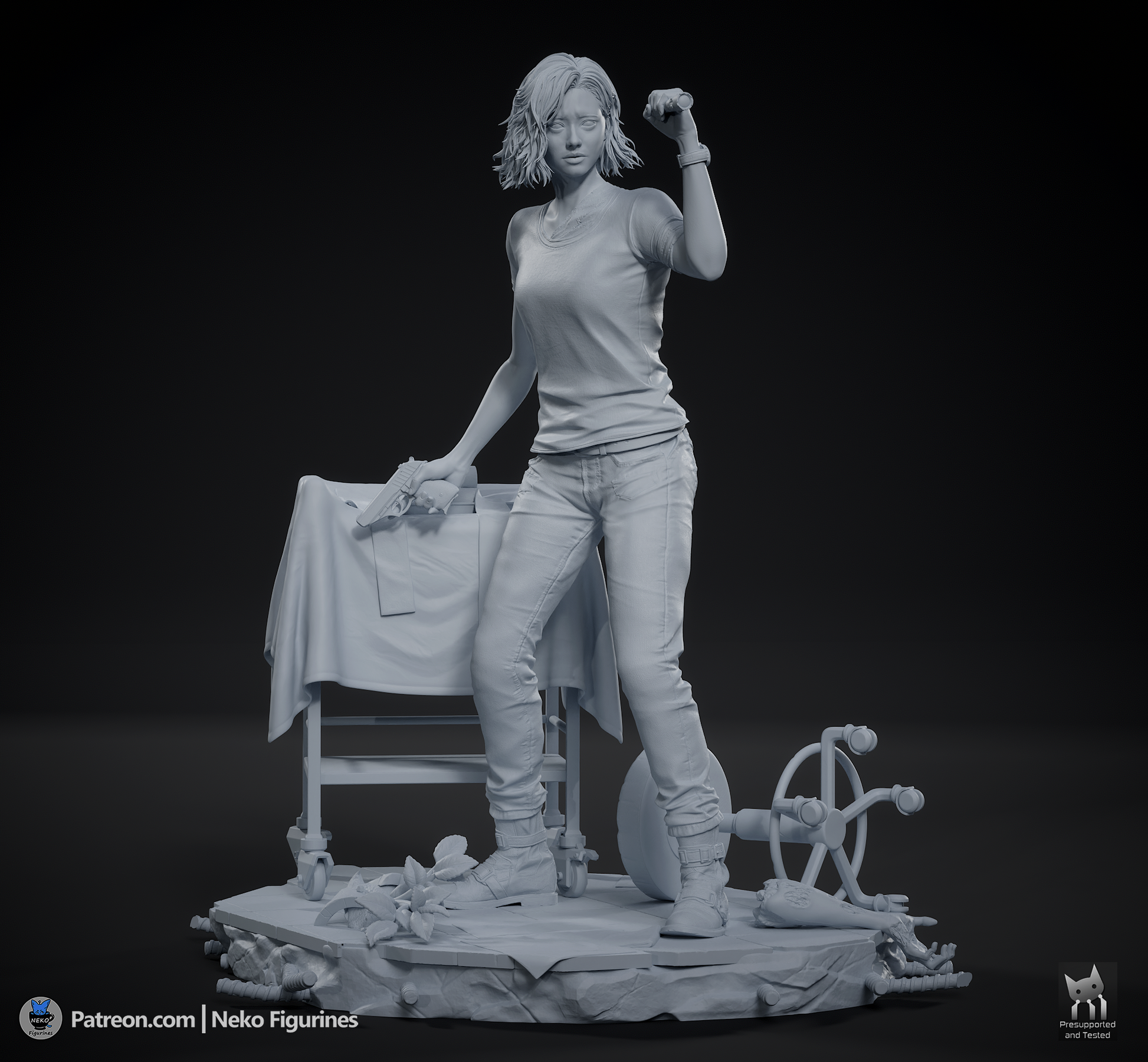 Grace from Resident Evil by Neko Figurines | High Quality Resin Print | Painted Commissions available! - Sephiknot