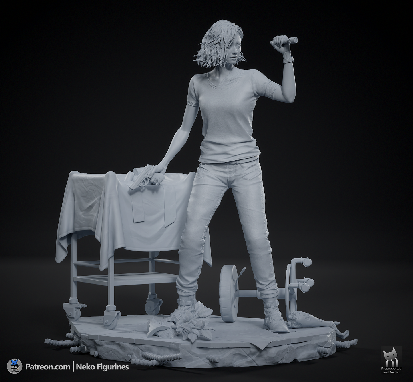 Grace from Resident Evil by Neko Figurines | High Quality Resin Print | Painted Commissions available! - Sephiknot