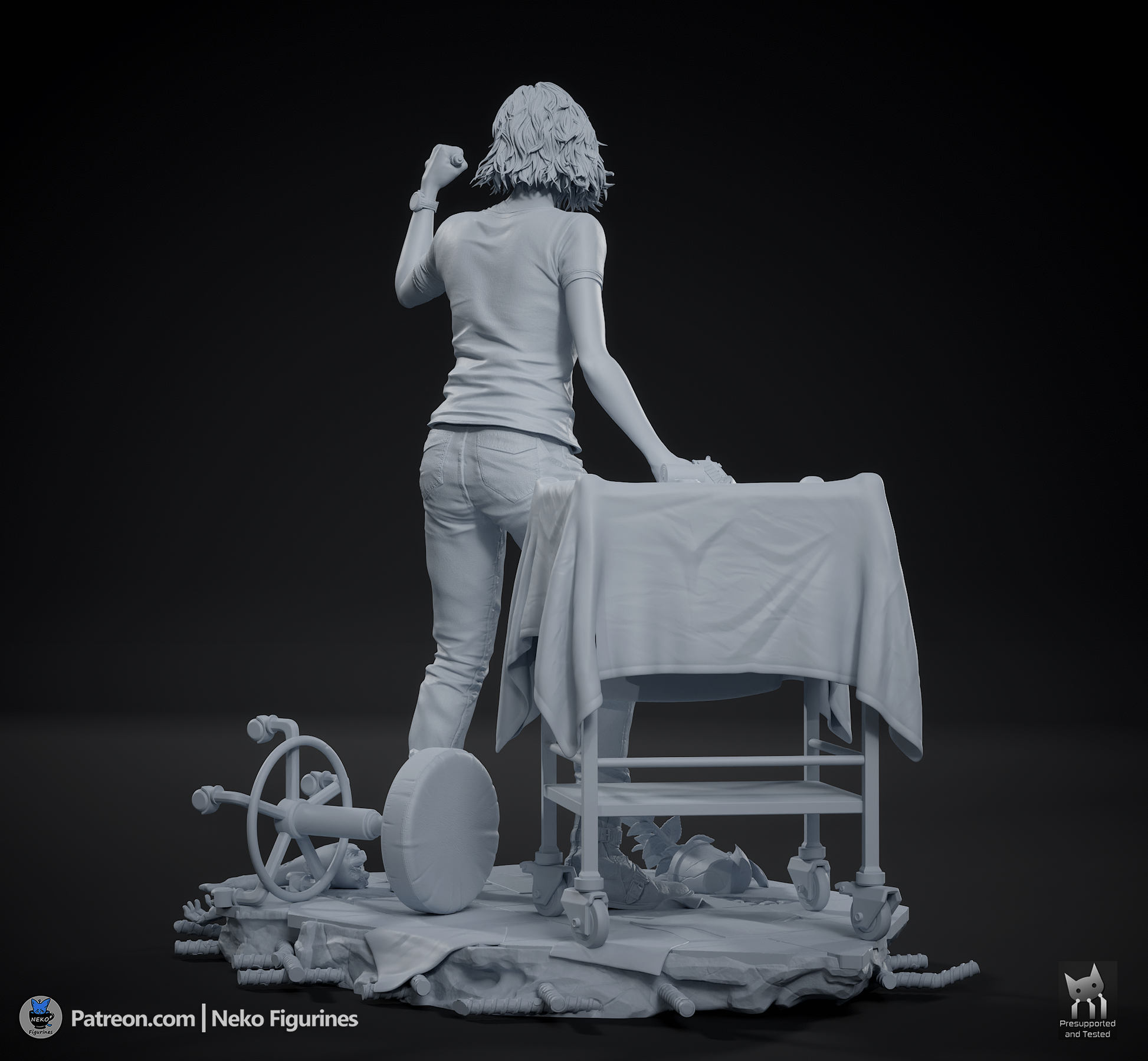 Grace from Resident Evil by Neko Figurines | High Quality Resin Print | Painted Commissions available! - Sephiknot