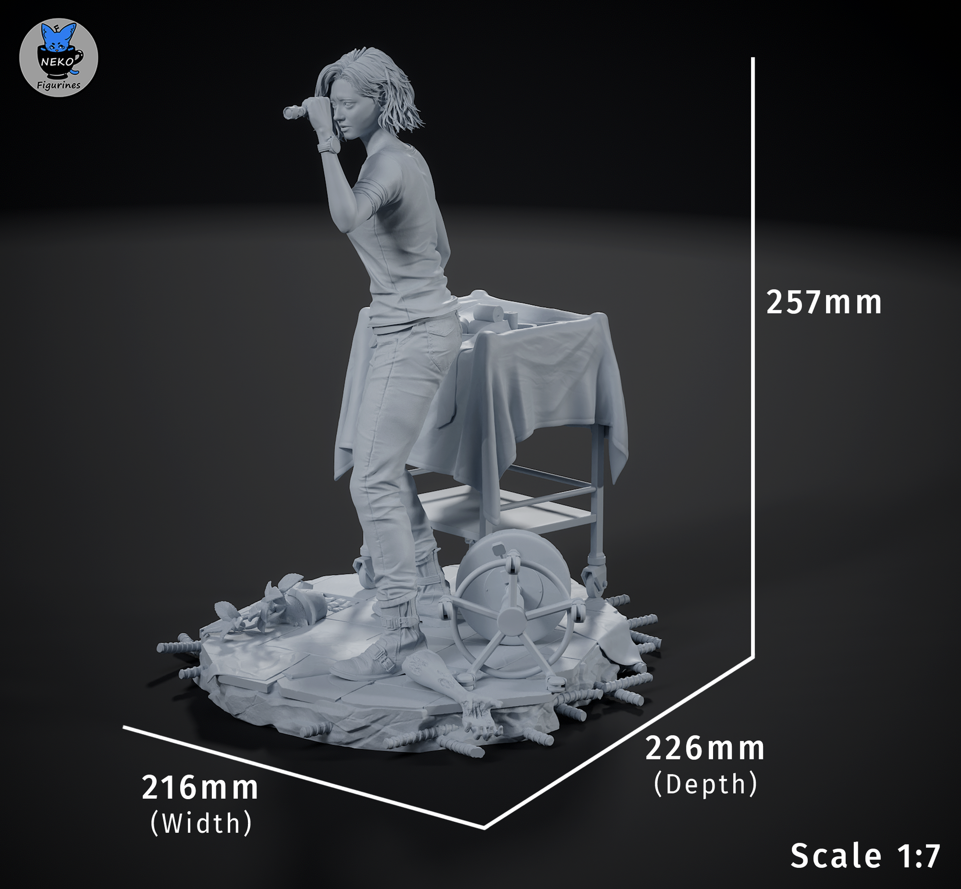 Grace from Resident Evil by Neko Figurines | High Quality Resin Print | Painted Commissions available! - Sephiknot