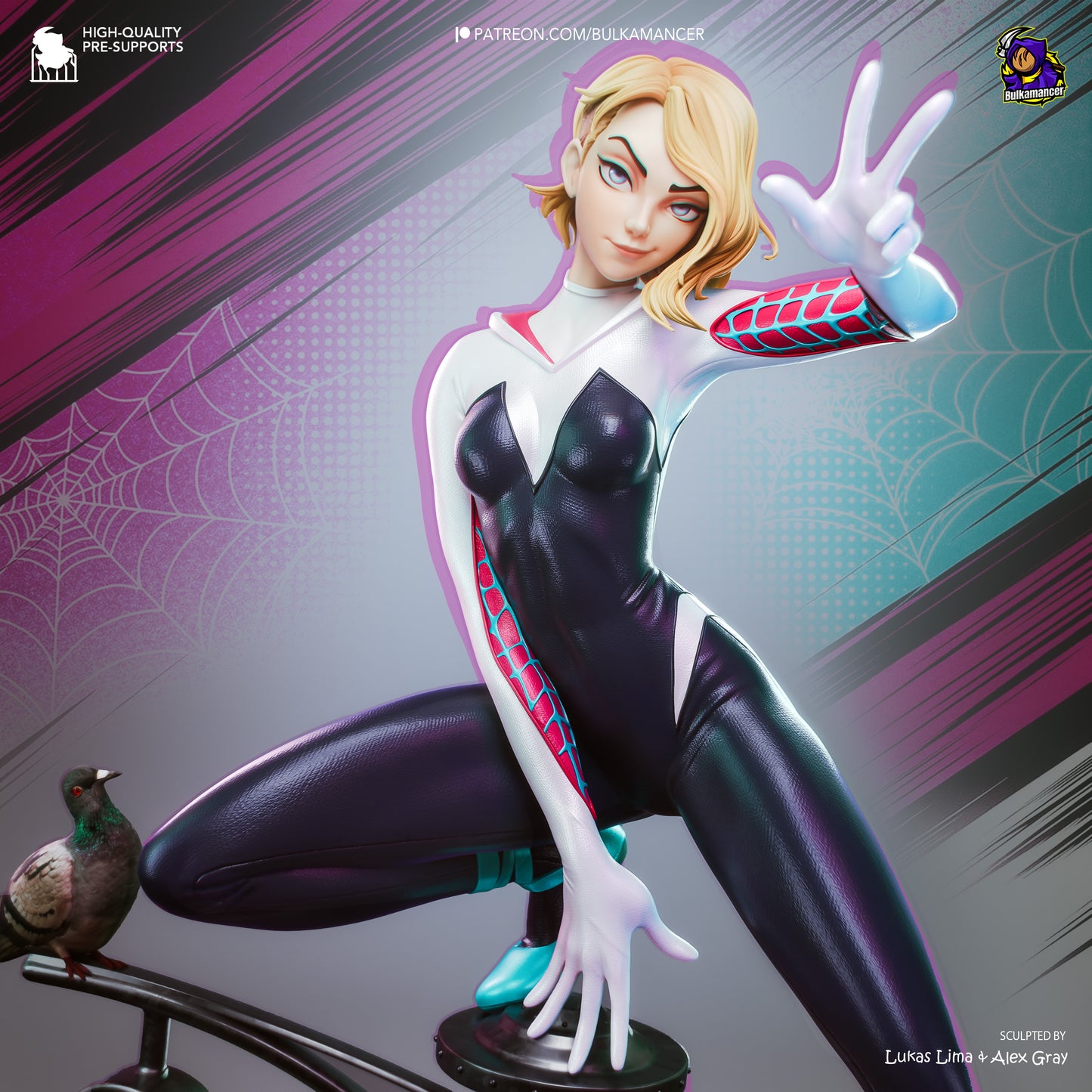 Gwen Stacy by Bulkamancer | High Quality Resin Print | Painted Commissions available!