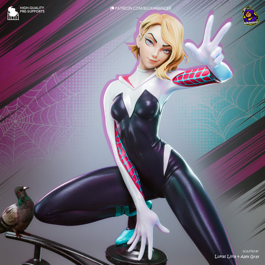 Gwen Stacy by Bulkamancer | High Quality Resin Print | Painted Commissions available!