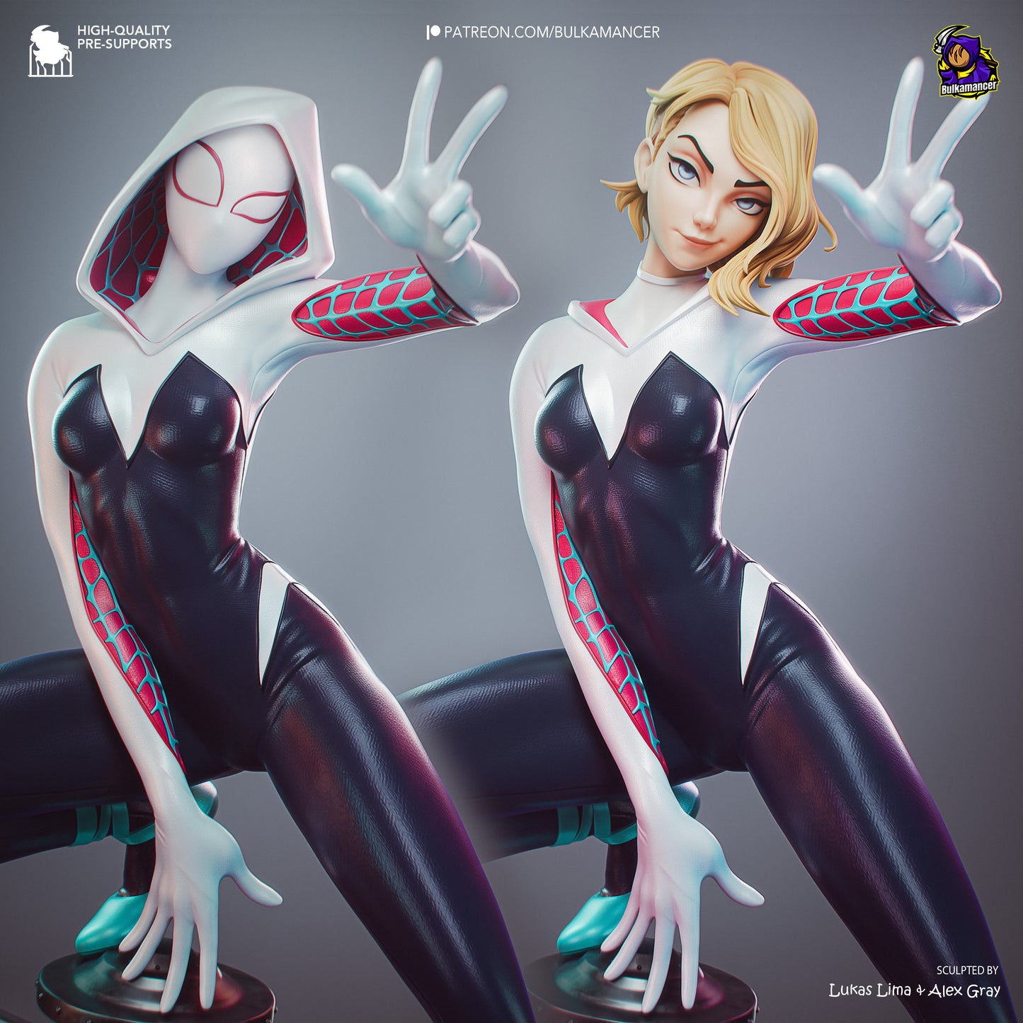 Gwen Stacy by Bulkamancer | High Quality Resin Print | Painted Commissions available!