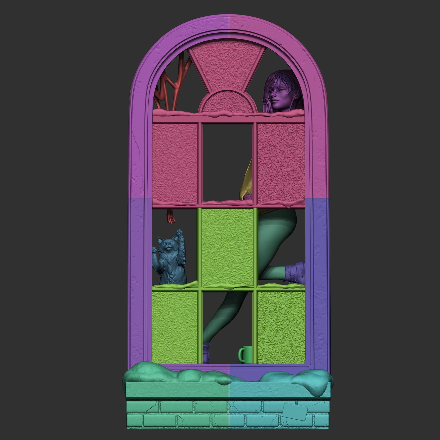 Spider Gwen from Marvel by CA3D | High Quality Resin Print | Painted Commissions available!