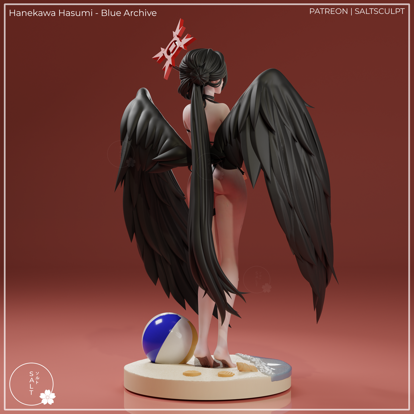 Hanekawa by SaltSculpts | High Quality Resin Print | Painted Commissions available!