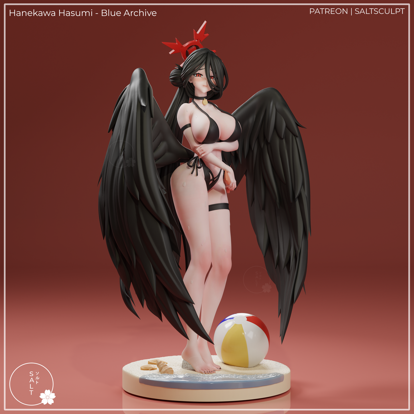 Hanekawa by SaltSculpts | High Quality Resin Print | Painted Commissions available!
