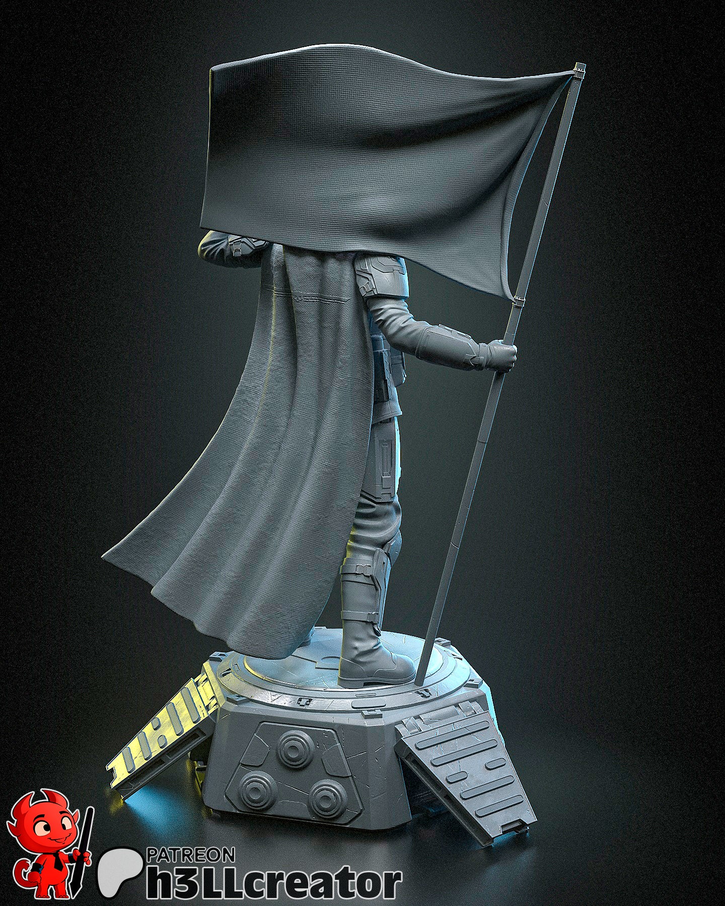 Helldiver Garage Kit | Fanmade Model by h3llCreator | Helldivers 2 | 3D Printed - Sephiknot