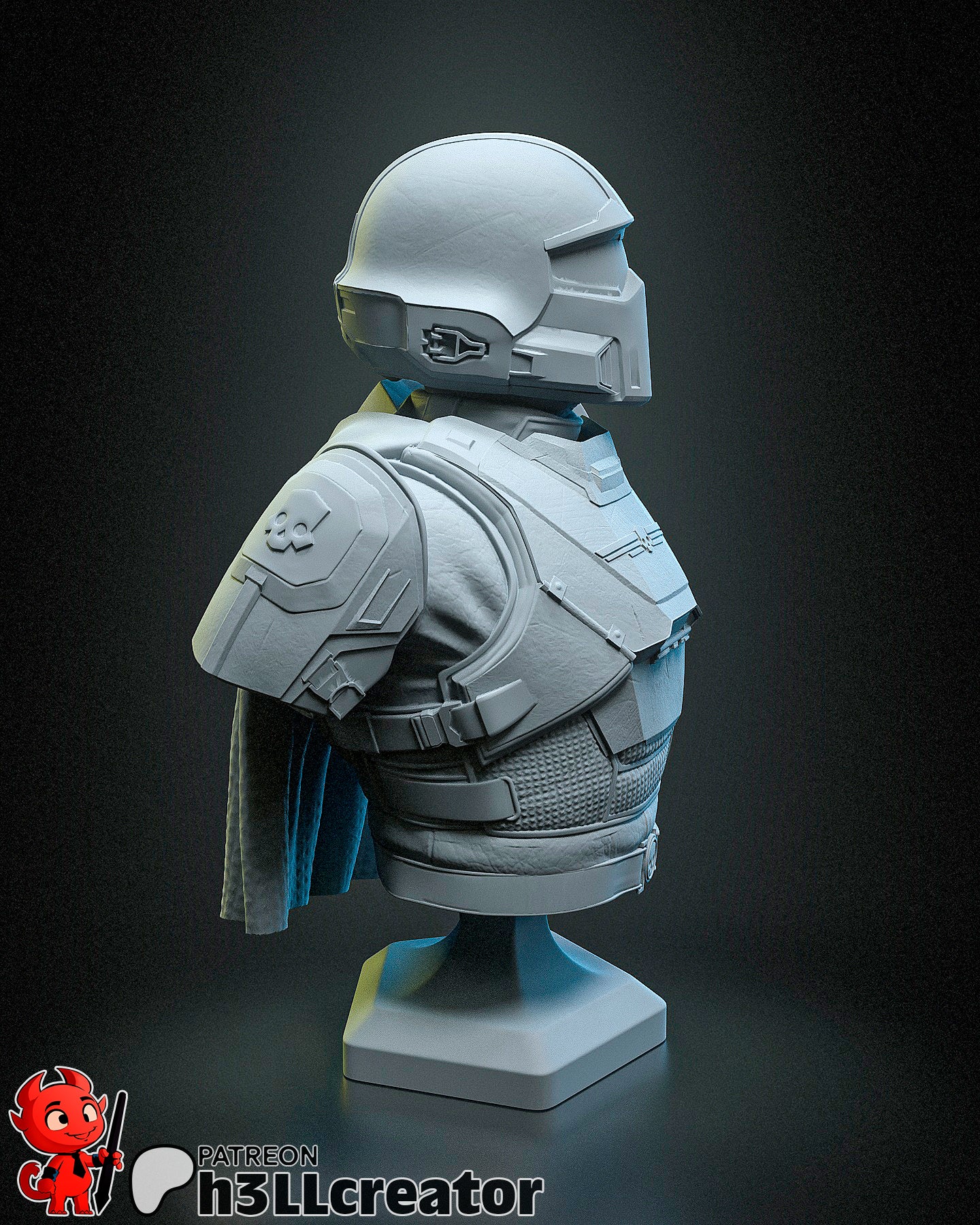 Helldiver Garage Kit | Fanmade Model by h3llCreator | Helldivers 2 | 3D Printed - Sephiknot