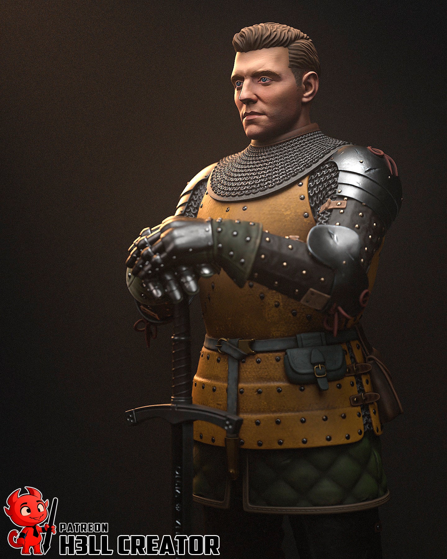 Henry Garage Kit | Fanmade Model by h3llCreator | Hero of Bohemia | 3D Printed