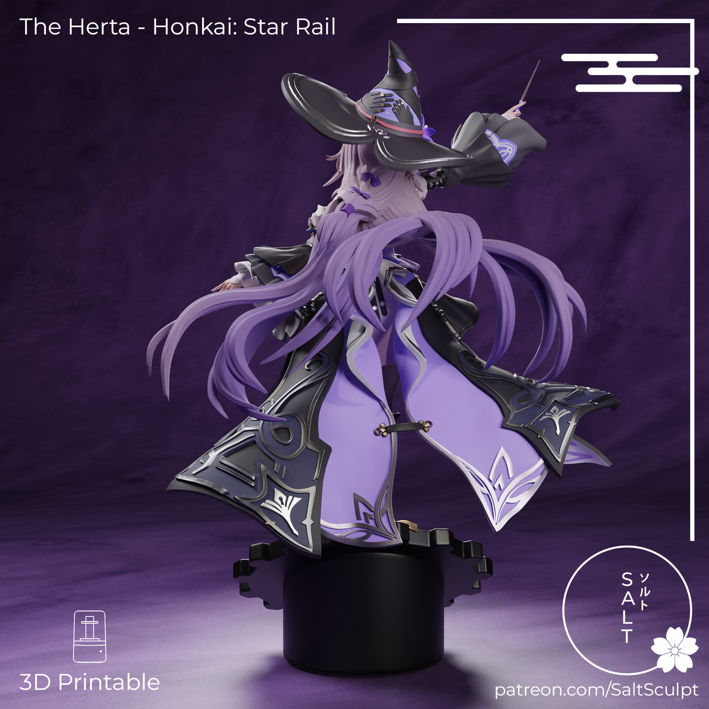 The Herta from Honkai Star Rail by SaltSculpts | High Quality Resin Print | Painted Commissions available! - Sephiknot