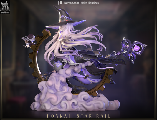 Herta from Honkai Star Rail by Neko Figurines | High Quality Resin Print | Painted Commissions available!
