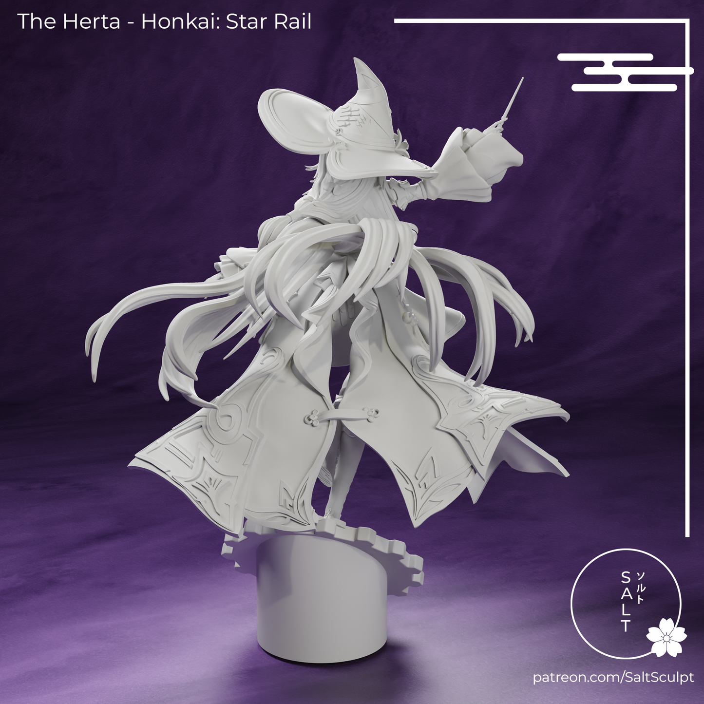 The Herta from Honkai Star Rail by SaltSculpts | High Quality Resin Print | Painted Commissions available! - Sephiknot