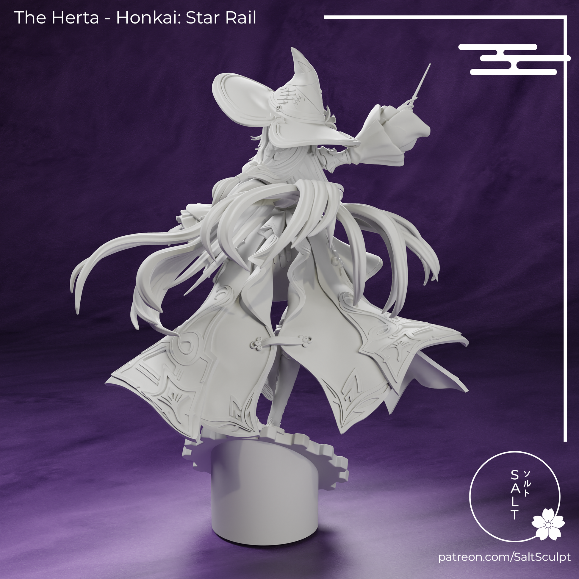 The Herta from Honkai Star Rail by SaltSculpts | High Quality Resin Print | Painted Commissions available! - Sephiknot