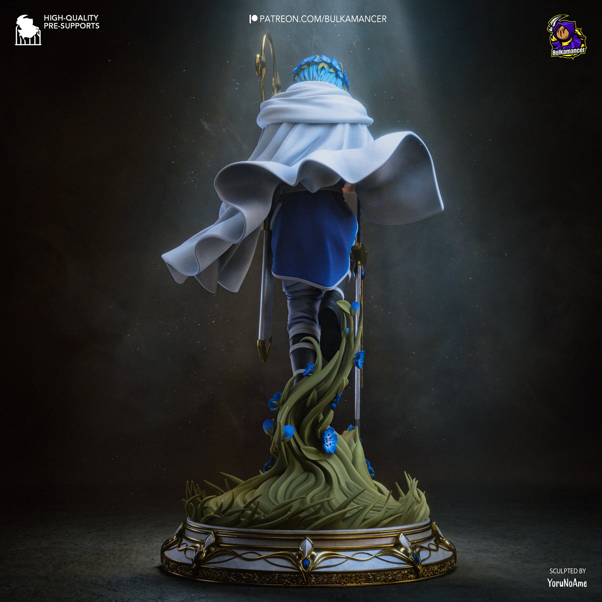 Himmel from Frieren by Bulkamancer | High Quality Resin Print | Painted Commissions available! - Sephiknot