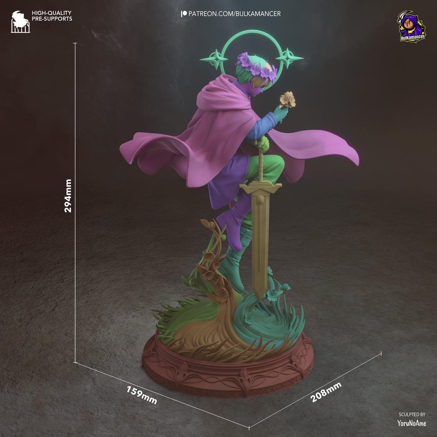 Himmel from Frieren by Bulkamancer | High Quality Resin Print | Painted Commissions available! - Sephiknot