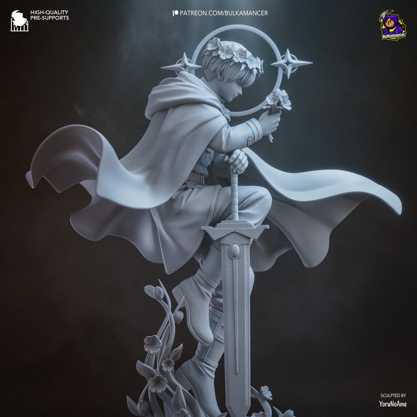Himmel from Frieren by Bulkamancer | High Quality Resin Print | Painted Commissions available! - Sephiknot